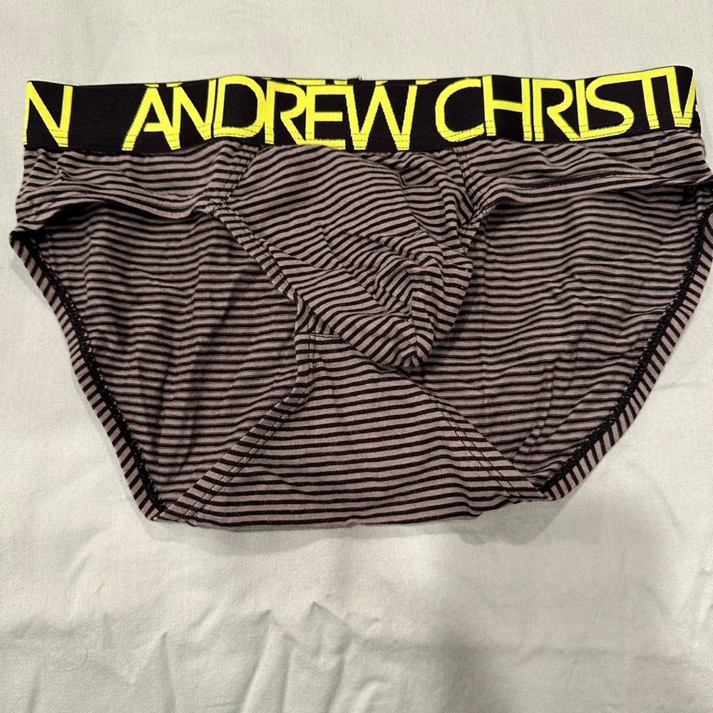 Andrew Christian striped briefs
